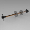 atv-four-wheel-drive-motorcycles-axle-工业设备-零部件-工业CAD模型-3D城