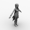 ff13女主角-角色人体-女人-VR/AR模型-3D城