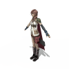 ff13女主角-角色人体-女人-VR/AR模型-3D城