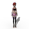 21791 苗族少女-角色人体-角色-VR/AR模型-3D城