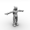 洛克人-角色人体-角色-VR/AR模型-3D城
