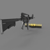 m4a1-carbine-军事-枪炮-工业CAD模型-3D城