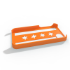 iPhone 4s手机壳芝加哥旗-DIY-3D打印模型-3D城