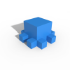 Cute Blocktopus says Hello World-游戏&玩具-3D打印模型-3D城