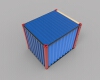iso-container-1d-std-10-3m-汽车-其它-工业CAD模型-3D城