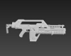 M41-A脉冲枪-军事-枪炮-VR/AR模型-3D城