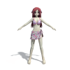 小女孩-角色人体-角色-VR/AR模型-3D城