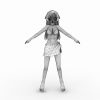 小女孩-角色人体-角色-VR/AR模型-3D城
