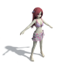 小女孩-角色人体-角色-VR/AR模型-3D城