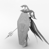 战神阿瑞斯-角色人体-角色-VR/AR模型-3D城