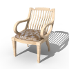 木质皮座椅子-家居-桌椅-VR/AR模型-3D城