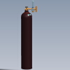 Helium K Gas BottleCylinder-船舶-其它-工业CAD模型-3D城