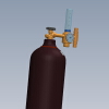 Helium K Gas BottleCylinder-船舶-其它-工业CAD模型-3D城