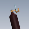 Helium K Gas BottleCylinder-船舶-其它-工业CAD模型-3D城