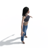 女性角色-角色人体-角色-VR/AR模型-3D城