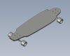 complete-longboard-with-190-mm-trucks-文体生活-体育用品-工业CAD模型-3D城