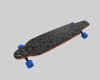 complete-longboard-with-190-mm-trucks-文体生活-体育用品-工业CAD模型-3D城