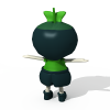 可爱山竹-角色人体-角色-VR/AR模型-3D城