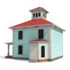 别墅-建筑-住宅-VR/AR模型-3D城