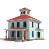 别墅-建筑-住宅-VR/AR模型-3D城