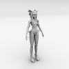 兔女郎-角色人体-角色-VR/AR模型-3D城