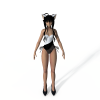 兔女郎-角色人体-角色-VR/AR模型-3D城