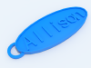 Allison's Customized Oval Keychain-小工具-3D打印模型-3D城
