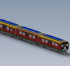 passenger-train-汽车-火车-工业CAD模型-3D城