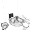 浴缸-建筑-卫浴-VR/AR模型-3D城