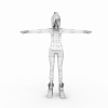 女孩-角色人体-角色-VR/AR模型-3D城