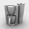 咖啡机-科技-家用电器-VR/AR模型-3D城
