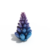 蓝色海底植物一株-动植物-其它-VR/AR模型-3D城