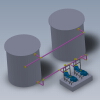 Water distribution station-建筑-厂房-工业CAD模型-3D城