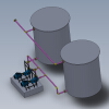 Water distribution station-建筑-厂房-工业CAD模型-3D城