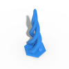 六角螺旋雕塑-袖珍&收藏-3D打印模型-3D城