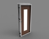 metal-door-with-mdf-panel-and-mirror-建筑-家具-工业CAD模型-3D城