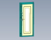 metal-door-with-mdf-panel-and-mirror-建筑-家具-工业CAD模型-3D城