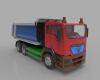 dump-truck-汽车-重型车-工业CAD模型-3D城