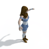 young girl-角色人体-角色-VR/AR模型-3D城