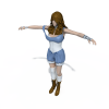 young girl-角色人体-角色-VR/AR模型-3D城