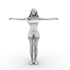 young girl-角色人体-角色-VR/AR模型-3D城