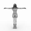 young girl-角色人体-角色-VR/AR模型-3D城