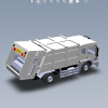 faw-garbage-truck-VR/AR模型-3D城