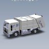 faw-garbage-truck-VR/AR模型-3D城