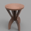 simple-stool-建筑-家具-工业CAD模型-3D城
