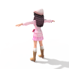 小女孩-角色人体-角色-VR/AR模型-3D城