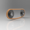 Chain And Sprocket-工业设备-零部件-工业CAD模型-3D城