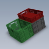 plastic-basket-canastas-plasticas-建筑-室内-工业CAD模型-3D城