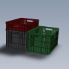 plastic-basket-canastas-plasticas-建筑-室内-工业CAD模型-3D城