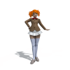 小女孩-角色人体-角色-VR/AR模型-3D城